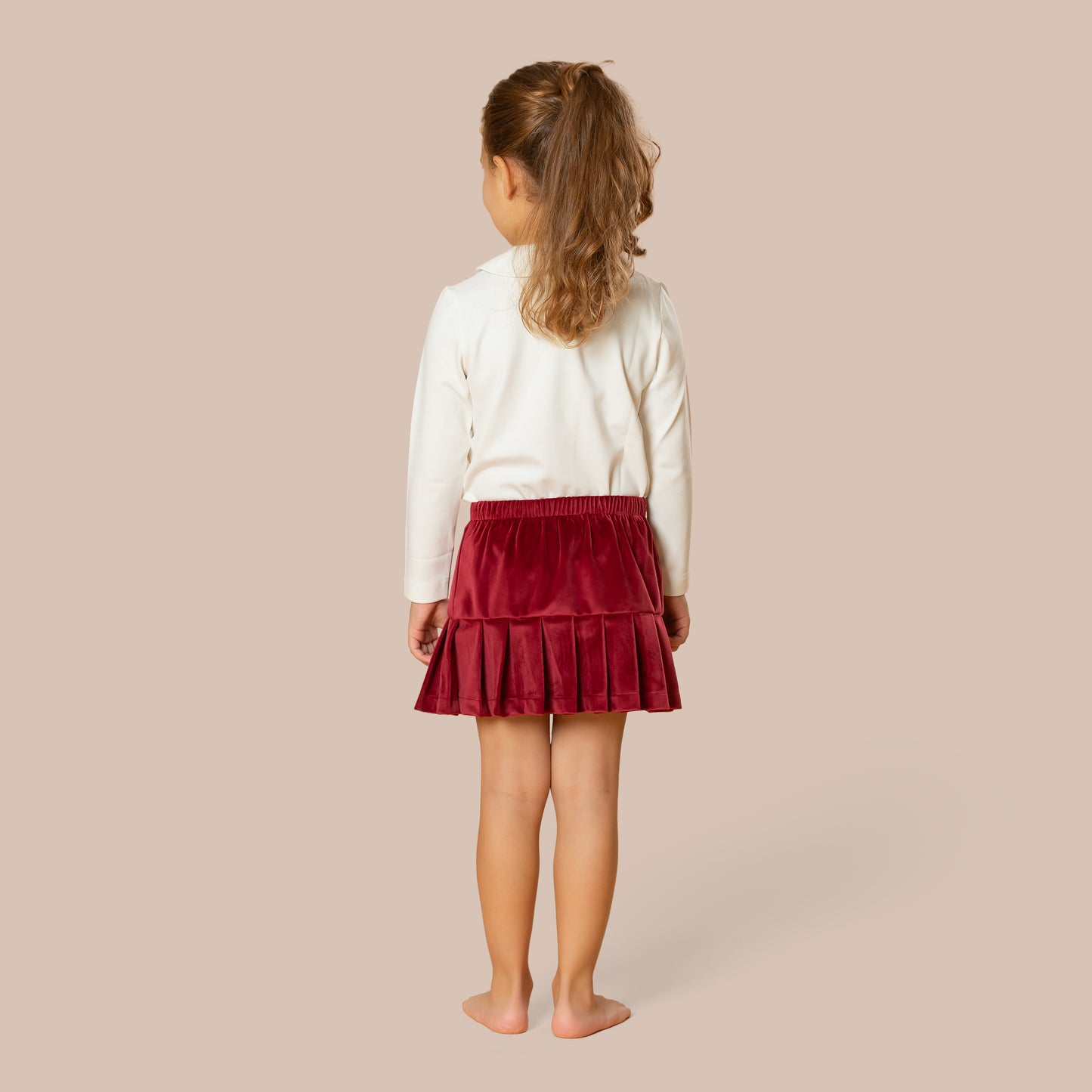 Elsa the velvet skirt set